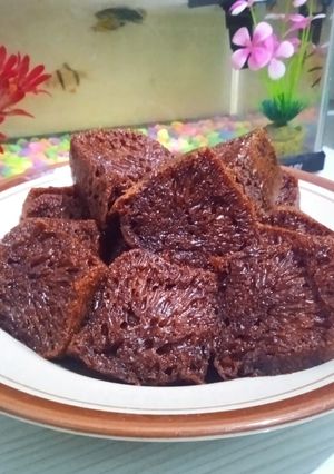 Foto resep Bolu karamel / sarang semut