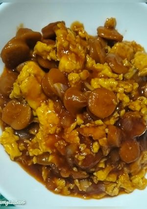 Foto resep Orak Arik Telur Sosis Mommylicious