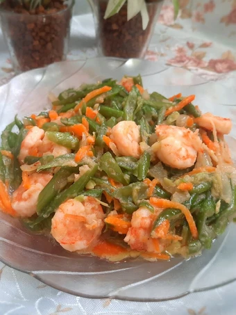 Langkah Mudah untuk Membikin Resep Tumis udang buncis yang Uenak Anti Ribet, Bisa Manjain Lidah