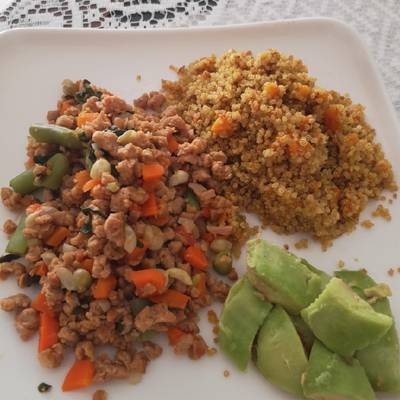 Almuerzo vegano Saludable Receta de Diana Contreras- Cookpad