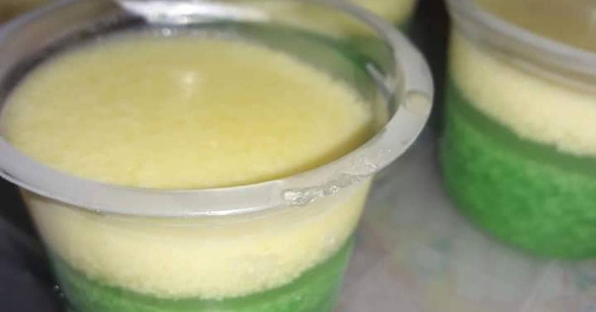 Resep Puding Lumut Lapis Mentega Oleh Mutmainnah Muis Cookpad