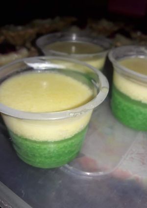 Foto resep Puding lumut lapis mentega