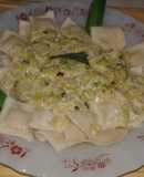 Ravioles de ricota con Salsa de Puerro