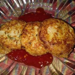 A picture of Aaloo murgi ke kabab.