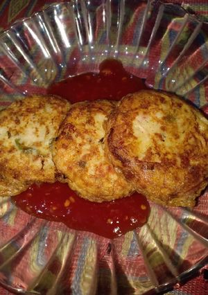 A picture of Aaloo murgi ke kabab.