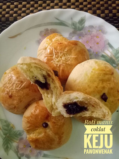Foto resep Roti manis isi coklat #kamisMANIS