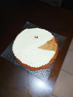 Une photo de Moelleux au chocolat ganache chocolat blanc