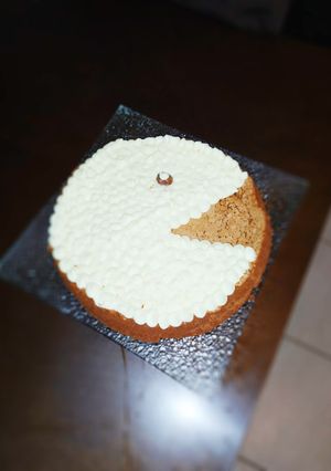 Une photo de Moelleux au chocolat ganache chocolat blanc