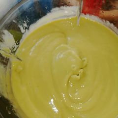A picture of Avocado and mango smoothie.
