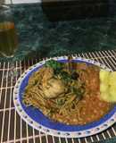 Sopa seca con carapulcra #11