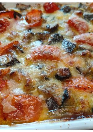 Une photo de Polenta Gratinée Aux Légumes