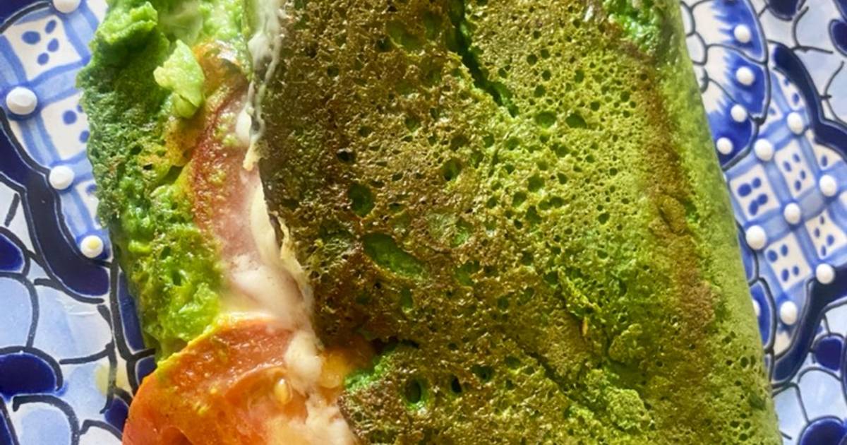 Tortilla de espinacas rellena Receta de Bery Bermúdez Cookpad