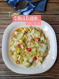 Foto resep Tumis Sawi Putih dan Telur