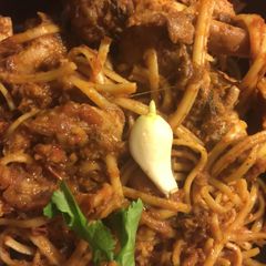 A picture of Simple, delicious Chicken and Pasta.