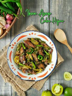 Foto resep Ikan Asap Cabe Hijau