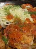 Harissa Chicken with Caramelized Leeks and Fennel
