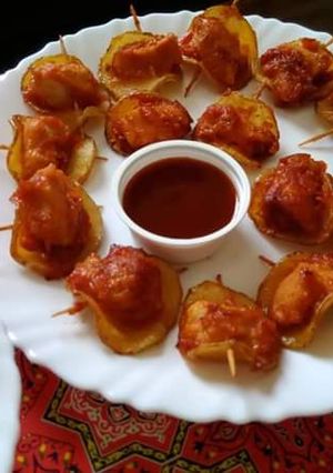 A picture of Butterfly Chicken Sticks.