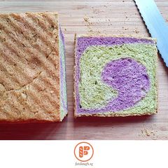 How To Make Singapore Swirl Bread A picture of How To Make Singapore Swirl Bread.