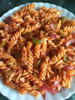 চাইনিজ সস পাস্তা(Chinese sauce pasta recipe in Bengali) রেসিপির প্রধান ছবি