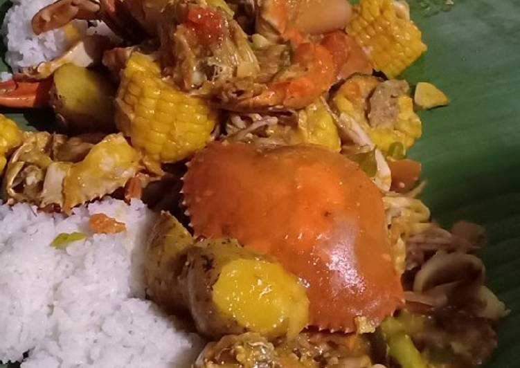 Resep Seafood Sok Kabeh 😋 Anti Gagal