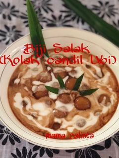 Foto resep Biji salak / Kolak candil ubi