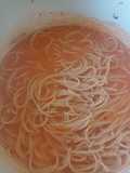 Espagueti rojo con CREMA 🍝🍅😘😘
