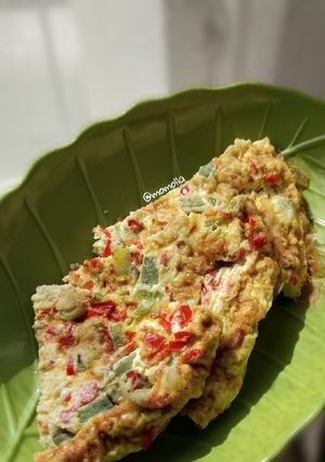 Foto resep Telur Dadar Pelangi
