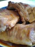 Costillas asadas al Oporto