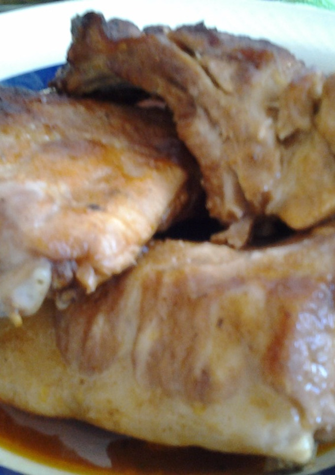 Una foto de Costillas asadas al Oporto
