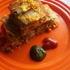 Veg Farsan Sandwich A picture of Veg Farsan Sandwich.