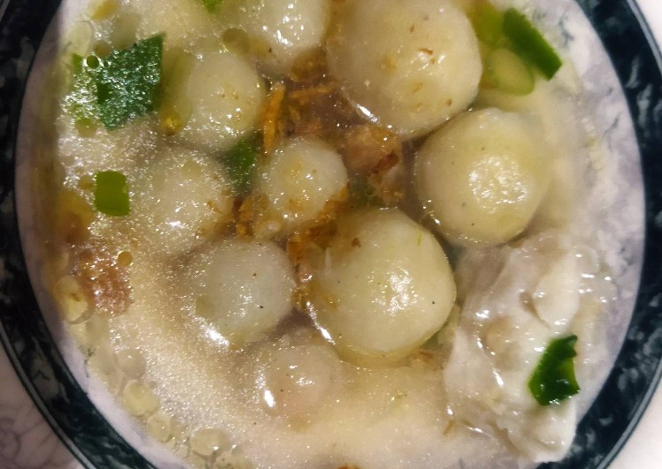 Cilok Kuah Isi tetelan Gampang Dibuat