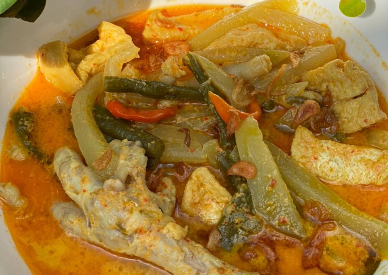 Lodeh ceker labu siam