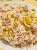 Riso con tonno e zucchine