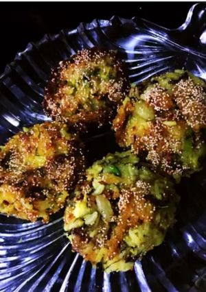 A picture of Leftover Rice Cutlets.