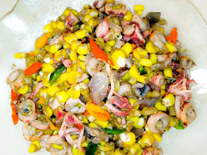 Langkah Mudah untuk Membuat Resep  Cumi Asin Jagung Manis yang Bisa Manjain Lidah, Lezat