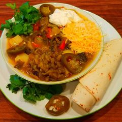 A picture of Mike's Spicy Sick Day Soup.