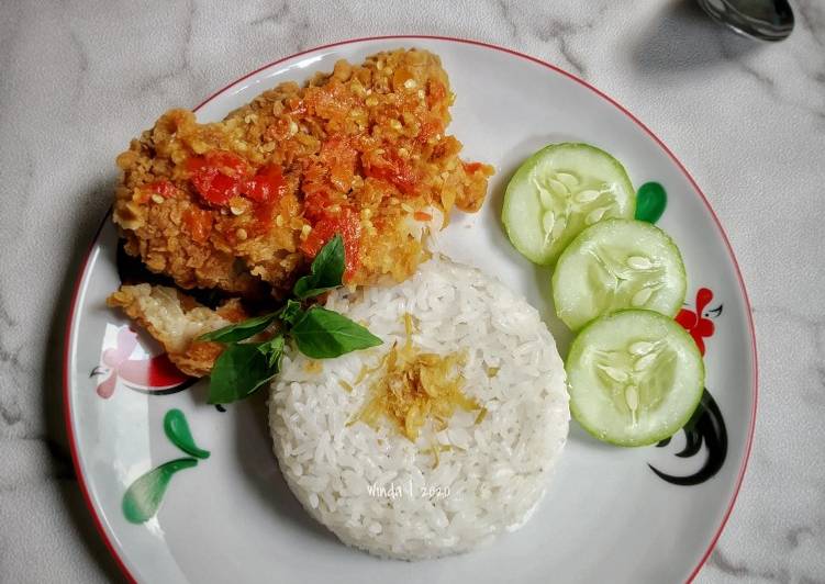 Resep 25. Ayam Geprek Bensu kw, Bikin Ngiler