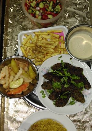 A picture of Grilled Kofta with Bulgur – Amazing Flavor 😋😋.