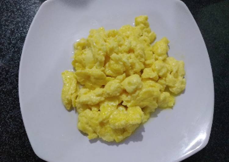 Cara Gampang Menyiapkan Scramble egg Anti Gagal