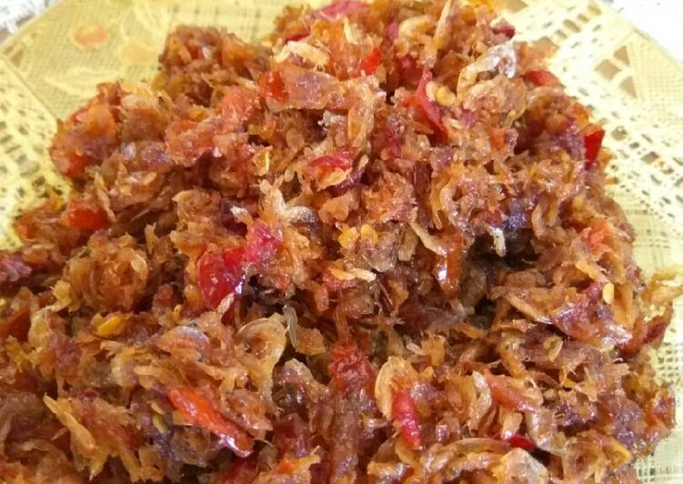 Sambal germut / udang kecil 🌶