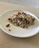 Arroz Basmati con sésamo, semillas de amapola y almendras tostadas