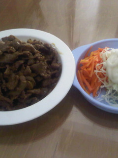 Foto resep Beef Teriyaki & Salad Sayur Ala Hokben