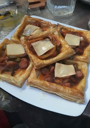 Foto resep Pizza puff pastry ala intan