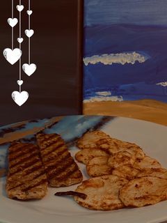 صورة لوصفة كباب وبطاطا صحي