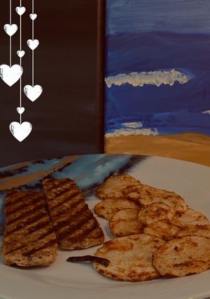 صورة لوصفة كباب وبطاطا صحي
