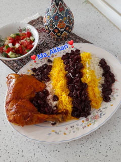 عکسی از دستور 🍒آلبالو پلو با مرغ🍒