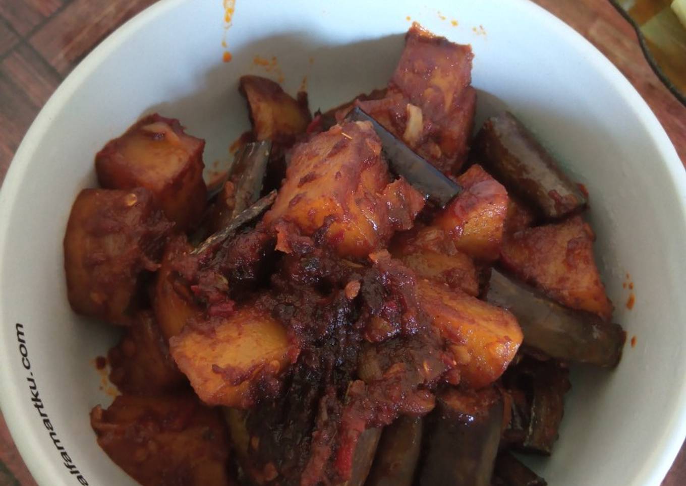 Sambel goreng kentang dan terong