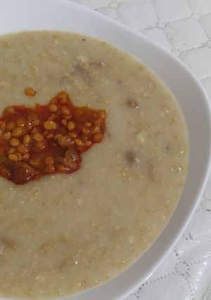 عکسی از دستور حلیم با بلغور گندم