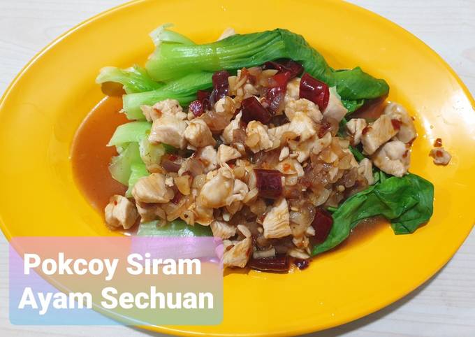 61. Pokcoy Siram Ayam Sechuan