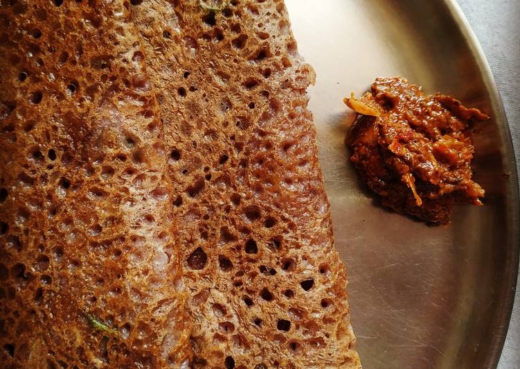 Instant Ragi Dosa